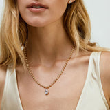 CLEO PEAR NECKLACE