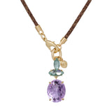 CRYSTAL GRANITA LE PETITE CORD NECKLACE