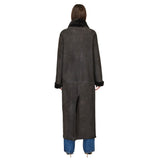 DANIELLE BLACK VINTAGE REVERSIBLE SHEARLING DUSTER