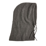 CASHMERE RIBBED BALACLAVA