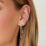 DIAMOND KATE MINI HUGGIE EARRINGS