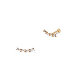Diamond Arc Earring