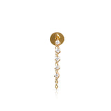 DIAMOND CHAIN EARRING