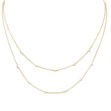 DIAMOND LAYERED NECKLACE