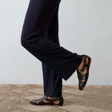 THE BABY RIB SCALLOP PANT