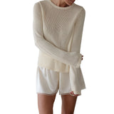 The Cotton Knit Long Sleeve