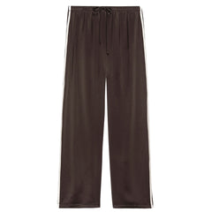 Silk Stripe Crop Pant