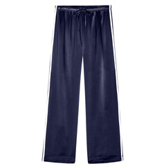 Silk Stripe Crop Pant