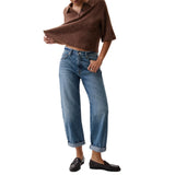 DONNY ROLLED HEM BOYFRIEND PANT