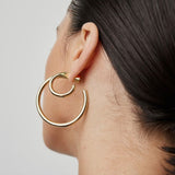 1" Double Lilly Mini Hoops