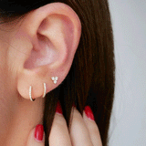 DIAMOND MINI HUGGIE EARRING