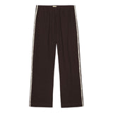 THE LINEN CROP RACER STRIPE PANT