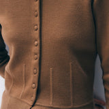 Superfine Merino Waisted Cardigan