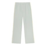 THE COTTON GINGHAM CROP STRIPE PANT