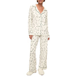 GISELE PRINTED LONG PJ SET- Alpine Skier