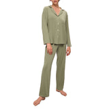 GISELE RIB LONG PJ SET