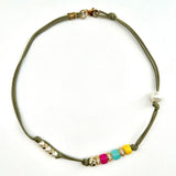 PEARL AND SPARKLE STRING NECKLACE