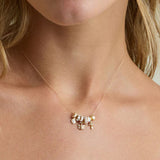 GROOVY DIAMOND TEARDROP MINI CHARM