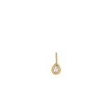 GROOVY DIAMOND TEARDROP MINI CHARM