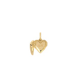 Groovy Diamond Heart Locket Mini Charm