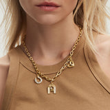 Baguette Horseshoe Hinged Charm