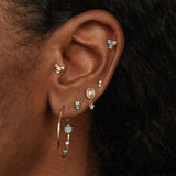 Inverted Hoop Earrings