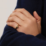 Puffy Heart Signet Ring