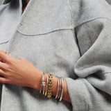 Slim Woven Square Bangle