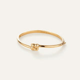 Slim Woven Square Bangle