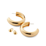 LARGE GIA HOOPS