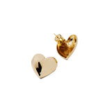 Small Puffy Heart Earrings