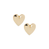 Small Puffy Heart Earrings