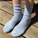 LINEN SCALLOP SOCK