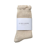 LINEN SCALLOP SOCK