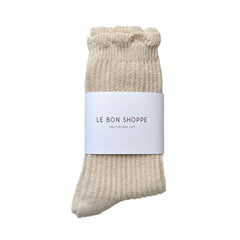 LINEN SCALLOP SOCK