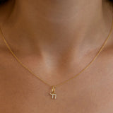 LOVE LETTER PAVE DIAMOND CHAI CHARM