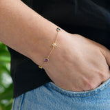 AZTEC MULTICOLOUR STARBURST LIFESAVER BRACELET