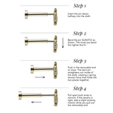 Cléo Triangle Single Stud