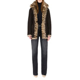 MILKY WAY LEOPARD REVERSIBLE SHERPA TEDDY