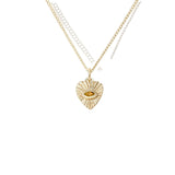 MINI SUNBEAM HEART CHARM