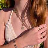 MULTI-LOOP GOLD SEMI-HOLLOW CHAIN