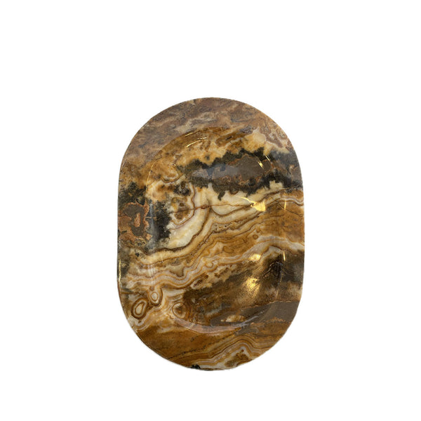 MARBLED ONYX OVAL CATCHALL