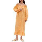 Loungewear Linen Midi Dress
