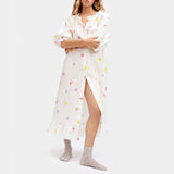 Loungewear Linen Midi Dress