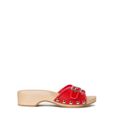 PAULIE STUDDED FLAT SANDAL