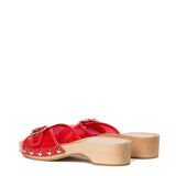 PAULIE STUDDED FLAT SANDAL