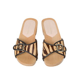 PAULIE STUDDED FLAT SANDAL