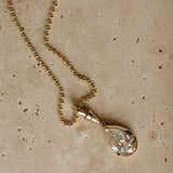 PEAR DIAMOND NECKLACE
