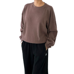 Pointelle Core Sweatshirt