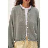 THE COTTON KNIT ROLL CARDIGAN
